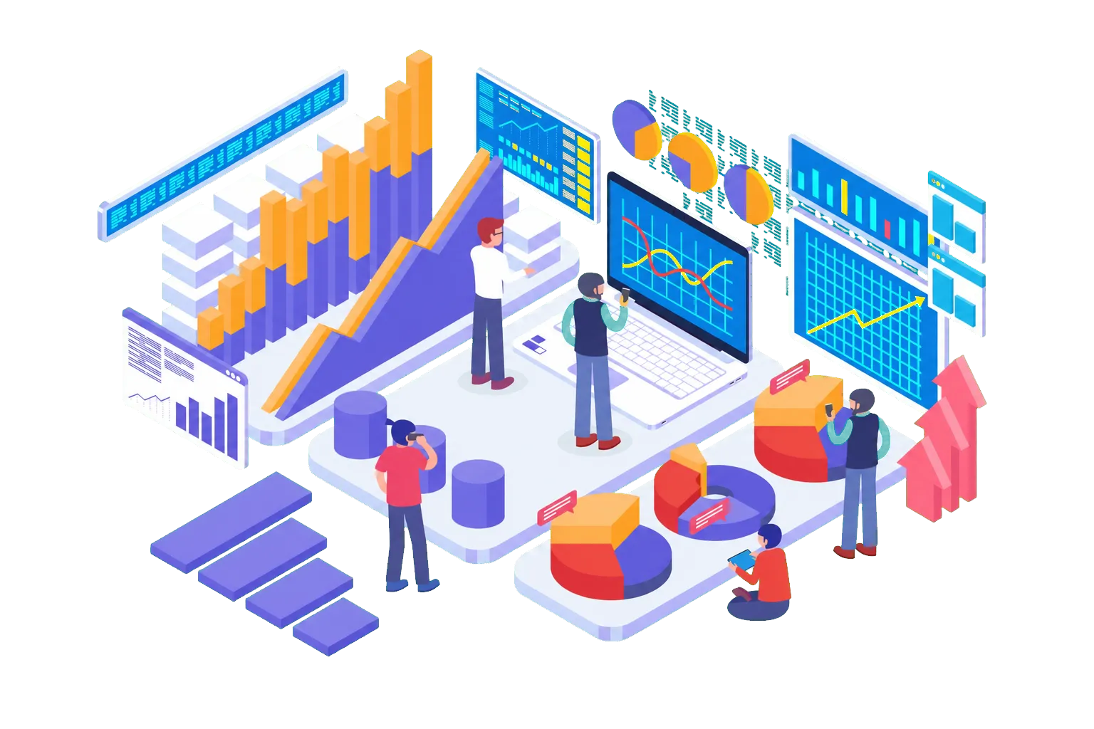 Illustration of integrated operational data and analytics